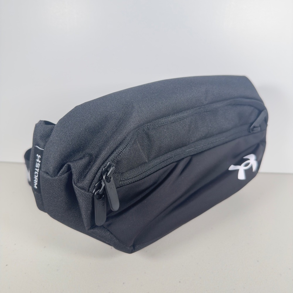 Under Armour Flex Waist Bag Black UA Storm Water Repellent Hip Pack OSFA New - Picture 4 of 12